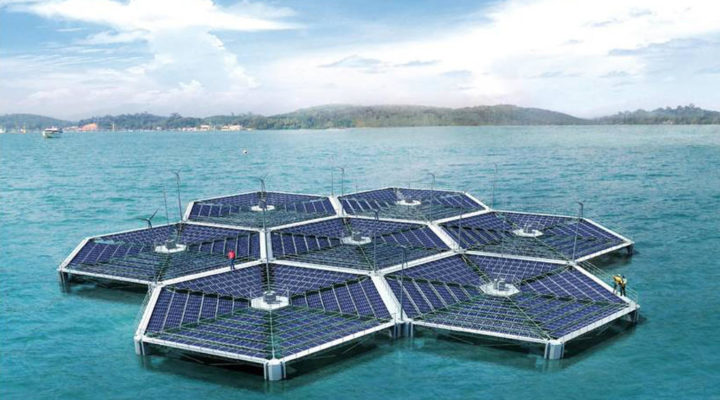 На озере в Азербайджане разместят плавающие солнечные панели