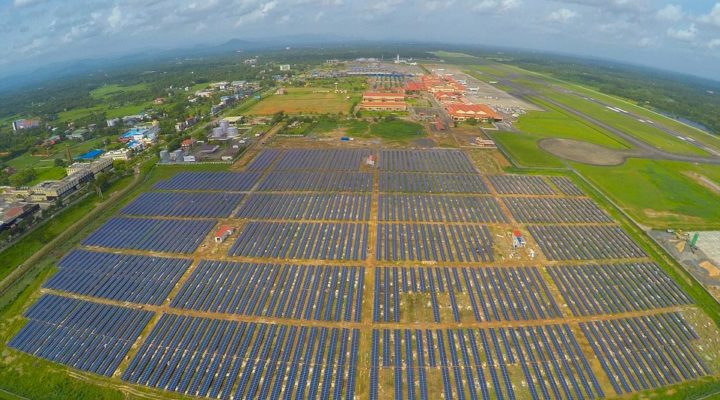 Аэропорт Кочин первым в мире полностью перешел на солнечную энергию