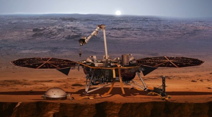 Пыльная буря на Марсе очистила солнечные панели InSight