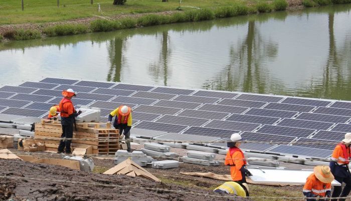 В Австралии строят первый плавучую солнечную электростанцию