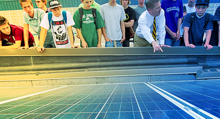 В США 5500 школ используют солнечную энергию