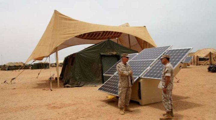 Солнечная энергия помогает защитить американских военных от угроз