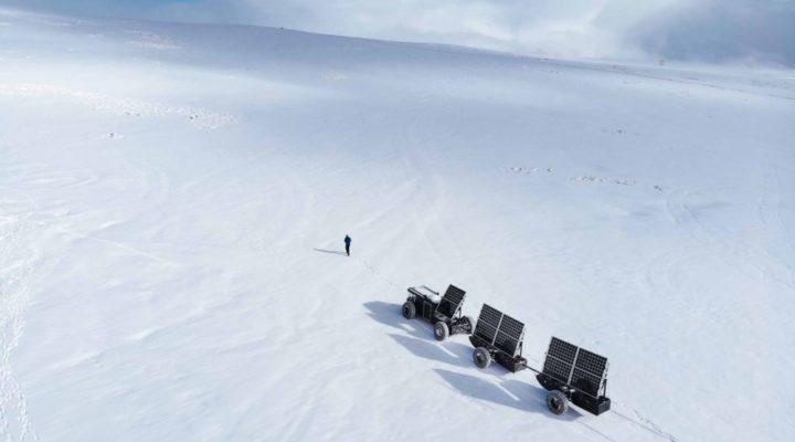 Для исследования Южного полюса «напечатали» вездеход, работающий от солнечных панелей