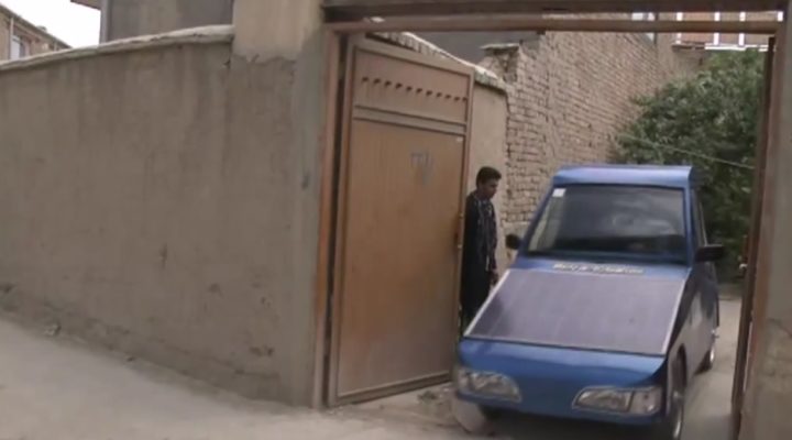 В Афганистане на дорогу выехала первая «солнечная» машина