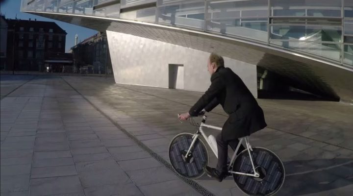 Изобретатель из Дании создал велосипед на солнечных батареях