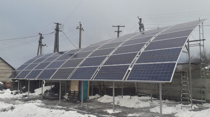 В Вышгороде появилась первая сферическая солнечная электростанция
